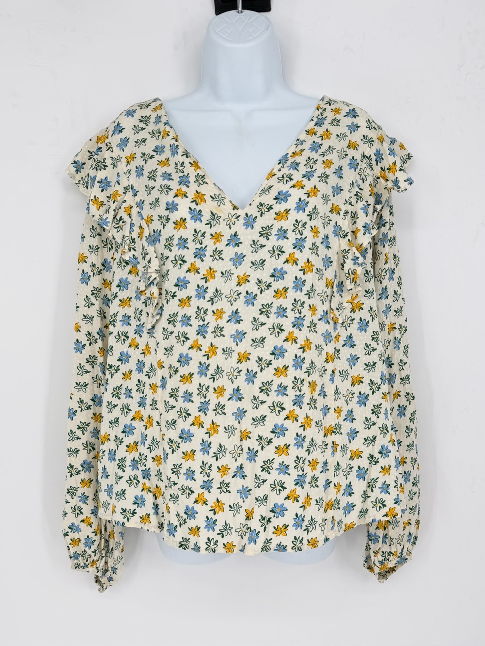 Cottagecore Ditsy floral print Flowy Blouse